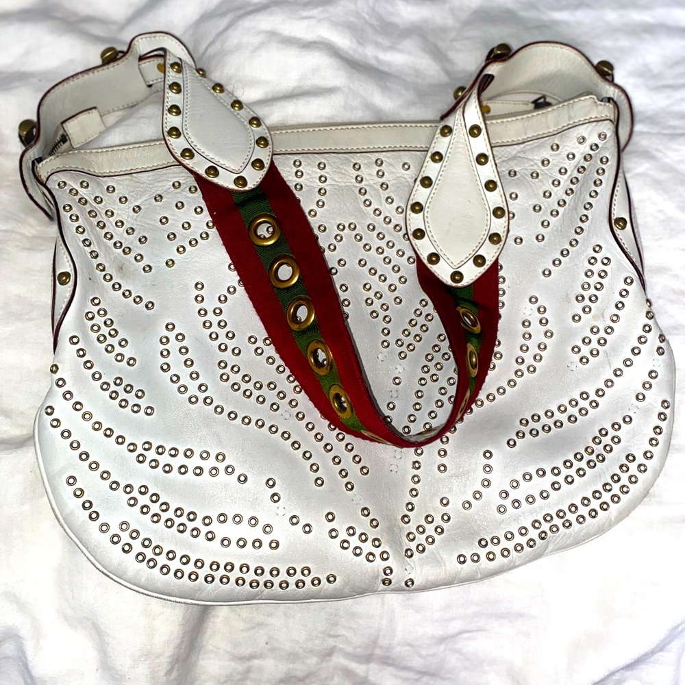 AUTHENTIC GUCCI LEATHER CROSS BODY HANDBAG